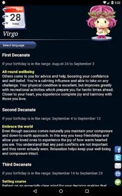 Horoscope android App screenshot 4